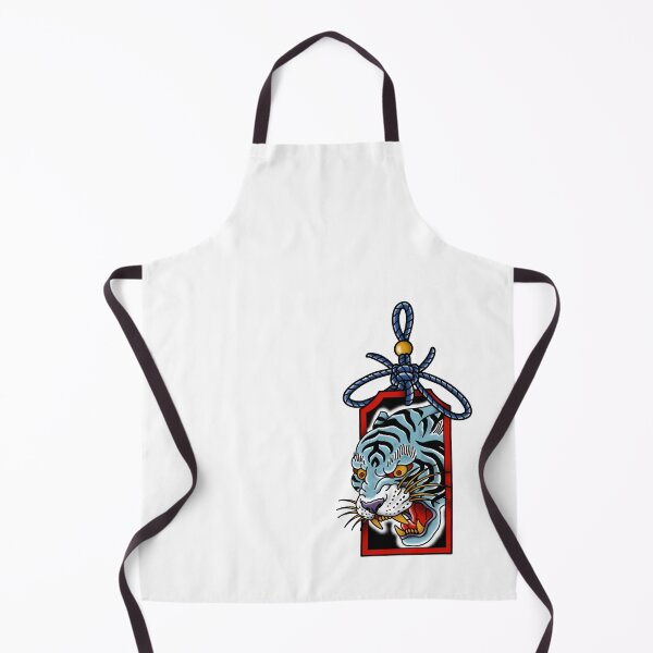Item preview, Blue Tiger Amulet – Traditional Tattoo Style designed and sold by Krisu444.