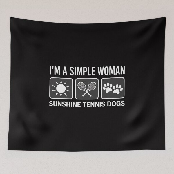 Item preview, Tennis Lover - I'm A Simple Woman designed and sold by GalaFunny.