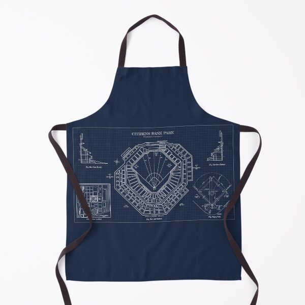 Item preview, Citizens Bank Park (Navy Blueprint) designed and sold by BGALAXY.