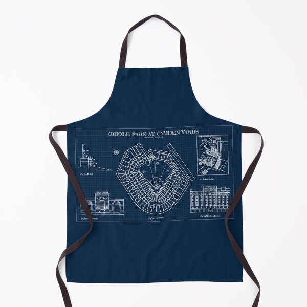 Item preview, Oriole Park At Camden Yards (Navy Blueprint) designed and sold by BGALAXY.