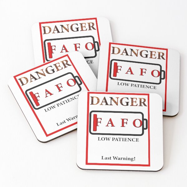 Item preview, Danger Low Patience designed and sold by Imperial Synergy Ent.