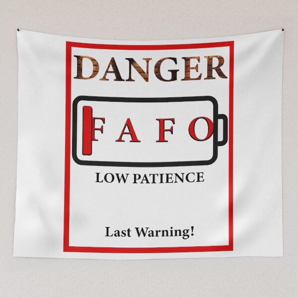 Item preview, Danger Low Patience designed and sold by Imperial Synergy Ent.