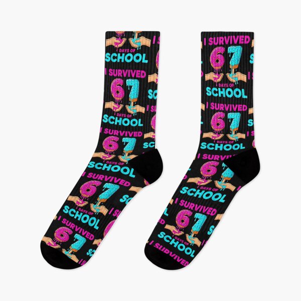 Item preview, I Survived 67 Days Of School Teachers Students 6 7 Six Seven designed and sold by diyoor.