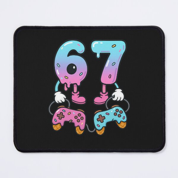 Item preview, 67 Ice Cream Drip Meme Gamer Six Seven Gen Alpha designed and sold by diyoor.