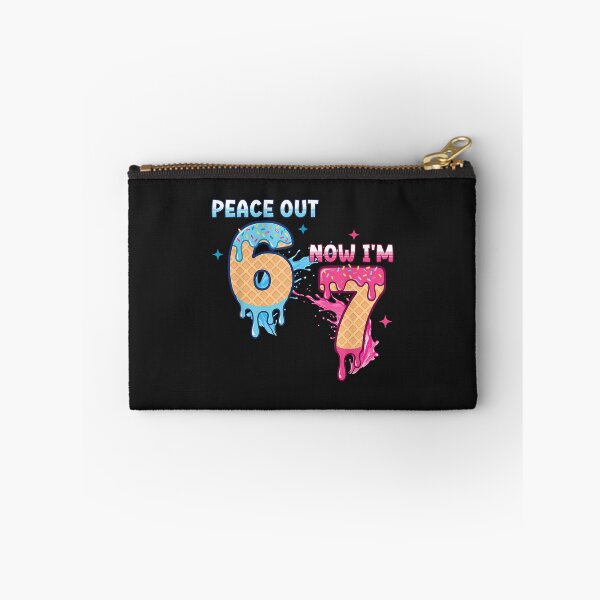 Item preview, Peace Out 6 Now I'M 7 Ice Cream Drip 7Th Birthday 67 Meme designed and sold by diyoor.
