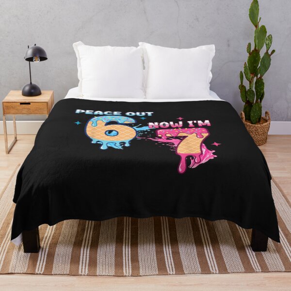 Item preview, Peace Out 6 Now I'M 7 Ice Cream Drip 7Th Birthday 67 Meme designed and sold by diyoor.