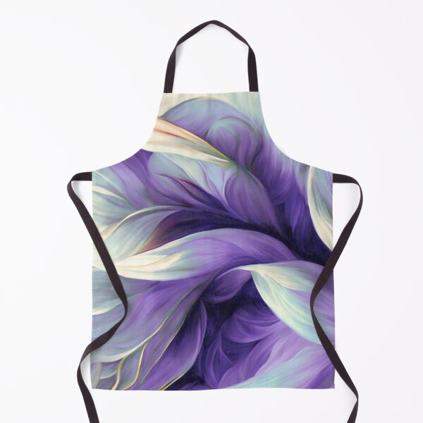 Item preview, Purple-Lilac And Pastel Aqua Floral Swirls Abstract designed and sold by DEC02.