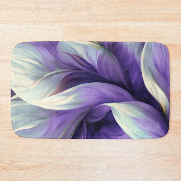 Item preview, Purple-Lilac And Pastel Aqua Floral Swirls Abstract designed and sold by DEC02.