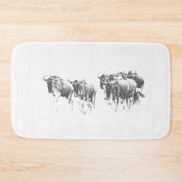 Item preview, Wildebeest migrating through the Masai Mara in Kenya. designed and sold by Ingo Gerlach.