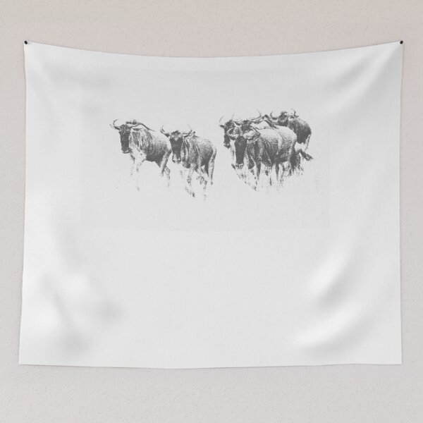 Item preview, Wildebeest migrating through the Masai Mara in Kenya. designed and sold by Ingo Gerlach.