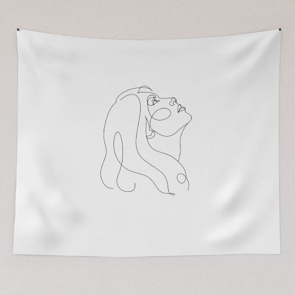 Item preview, Continuous Line Drawing Hope and Reflection | Simple Aesthetic designed and sold by ZentroShop.