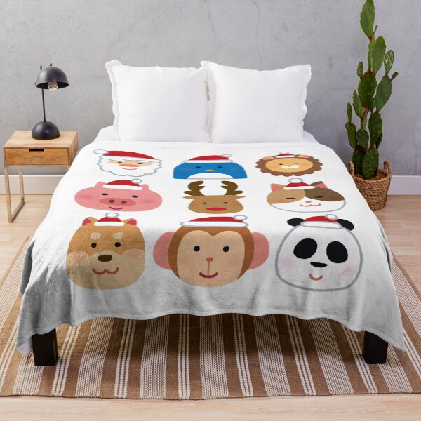 Item preview, Animals in Santa Hats – Cute Animated Illustration designed and sold by iamKRUK.