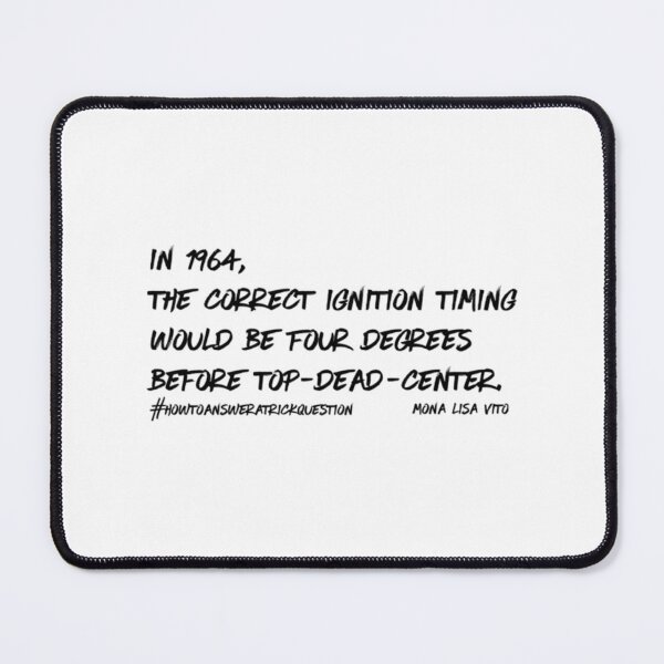 Item preview, How to Answer a Trick Question by Mona Lisa Vito designed and sold by blakenavarro25.