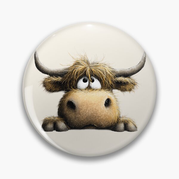 Item preview, Cute HiGHLaND CoW SCoTTiSH ' Boris ' Designs BY SHiRLeY MacARTHuR designed and sold by Shirley MacArthur Art.