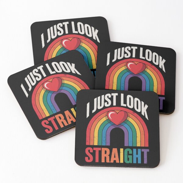 Item preview, I Just Look Straight Rainbow Pride Month LGBTQ Gay Pride designed and sold by MonsterBuddiess.