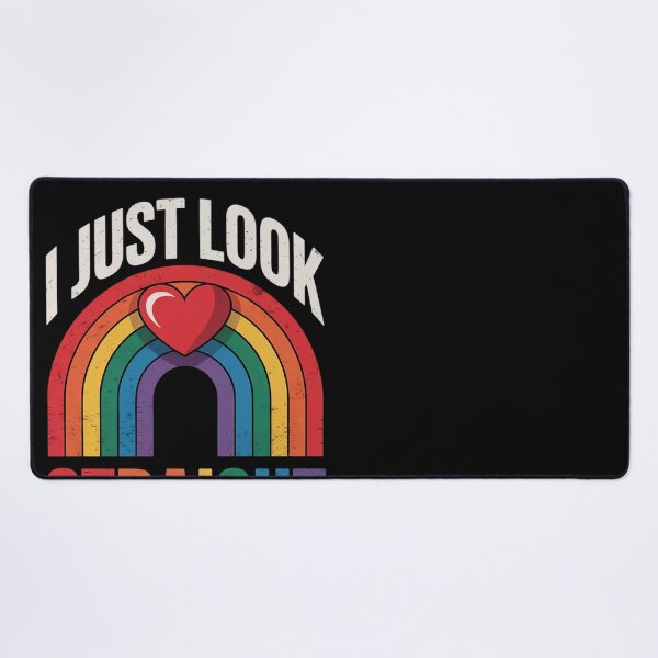 Item preview, I Just Look Straight Rainbow Pride Month LGBTQ Gay Pride designed and sold by MonsterBuddiess.