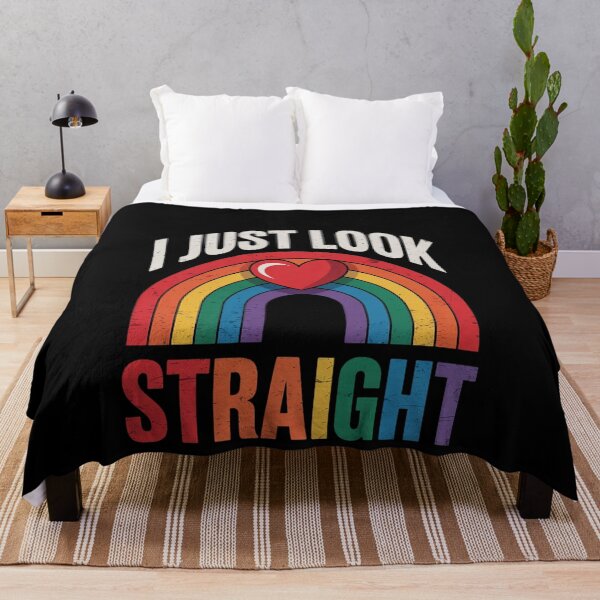 Item preview, I Just Look Straight Rainbow Pride Month LGBTQ Gay Pride designed and sold by MonsterBuddiess.