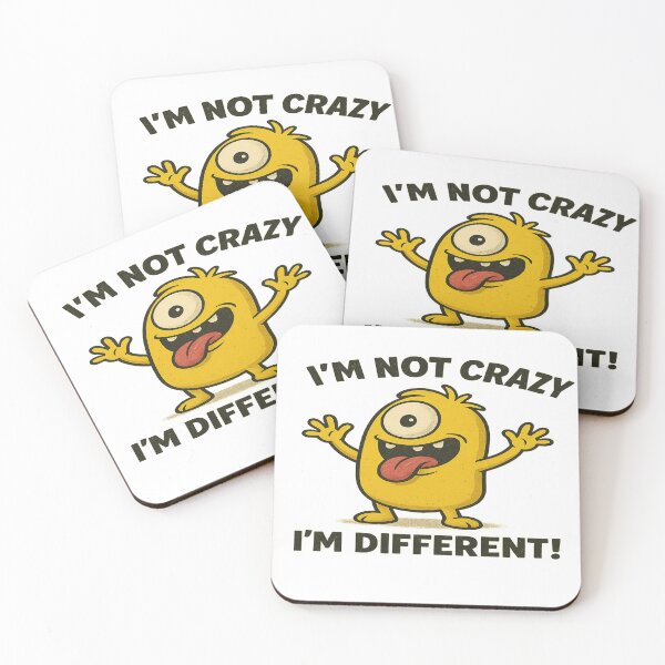 Item preview, Crazy Cute Monster – “I’m Different!” Art designed and sold by HiteshArt111.