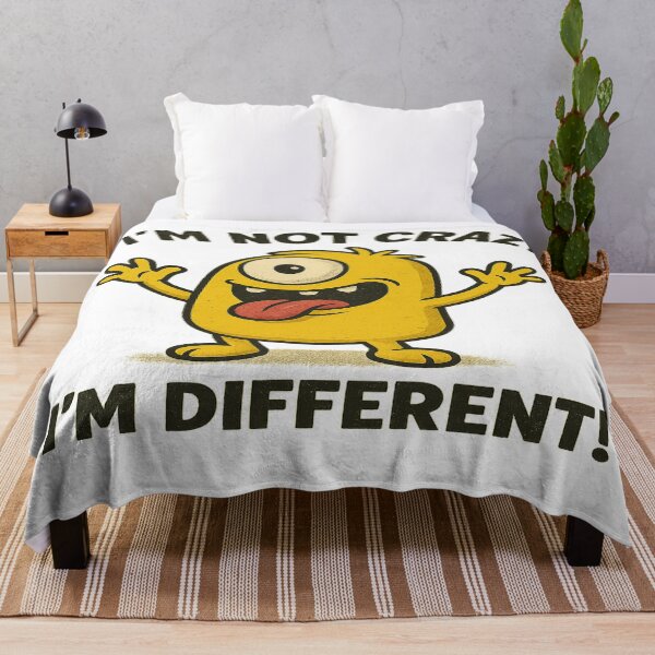 Item preview, Crazy Cute Monster – “I’m Different!” Art designed and sold by HiteshArt111.