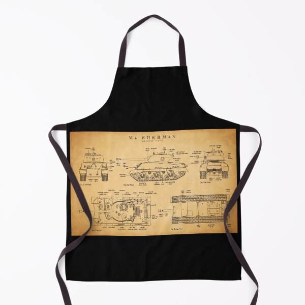 Item preview, M4 SHERMAN Medium Tank (Aged Parchment) designed and sold by BGALAXY.