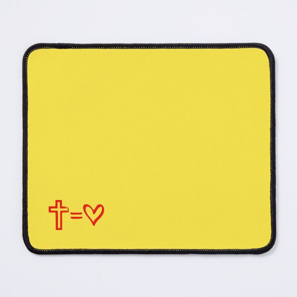 Item preview, God is love symbol, cross equals heart, Christian merch design, creative logo designed and sold by Koltukovs.