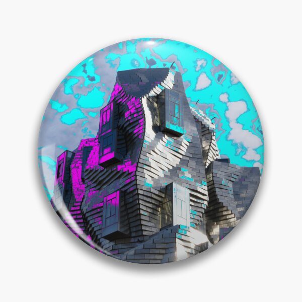Item preview, Frank Gehry Tower Arles – Vibrant Colors & Architecture / Swiss Artwork Photography designed and sold by Raphael Wolf.