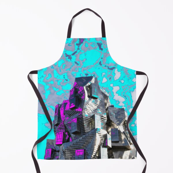 Item preview, Frank Gehry Tower Arles – Vibrant Colors & Architecture / Swiss Artwork Photography designed and sold by Raphael Wolf.