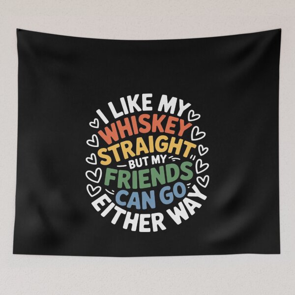 Item preview, I Like My Whiskey Straight Lesbian Gay Pride LGBT 1 designed and sold by MonsterBuddiess.