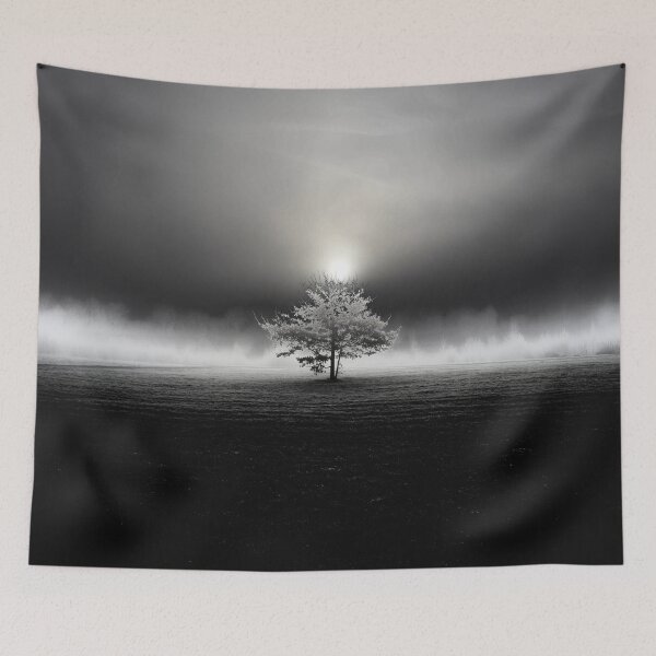Item preview, Lone Tree – Silent Geometry / Swiss Artwork Photography designed and sold by Raphael Wolf.