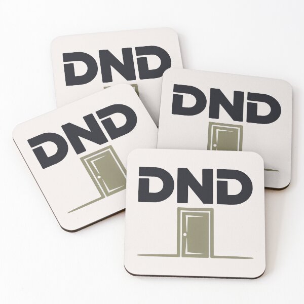 Item preview, DND Closed Door Minimalist Privacy Design designed and sold by SplashTastic.