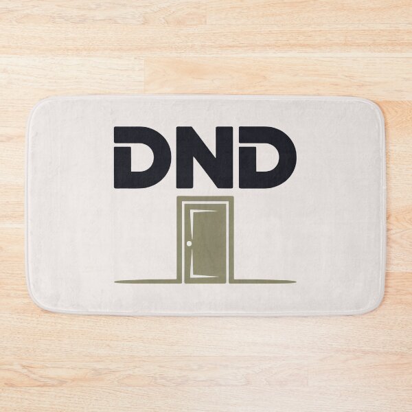 Item preview, DND Closed Door Minimalist Privacy Design designed and sold by SplashTastic.