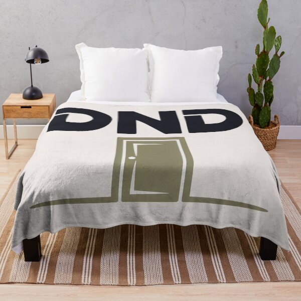 Item preview, DND Closed Door Minimalist Privacy Design designed and sold by SplashTastic.