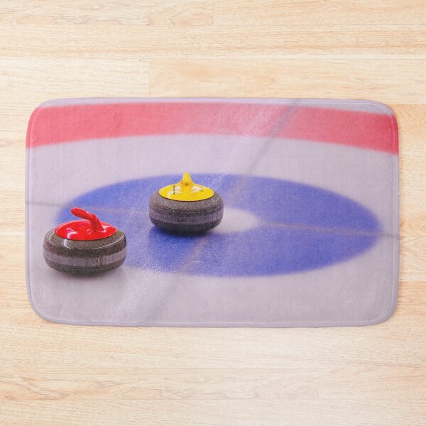 Item preview, Curling moment – Yellow versus Red / Swiss Artwork Photography designed and sold by Raphael Wolf.