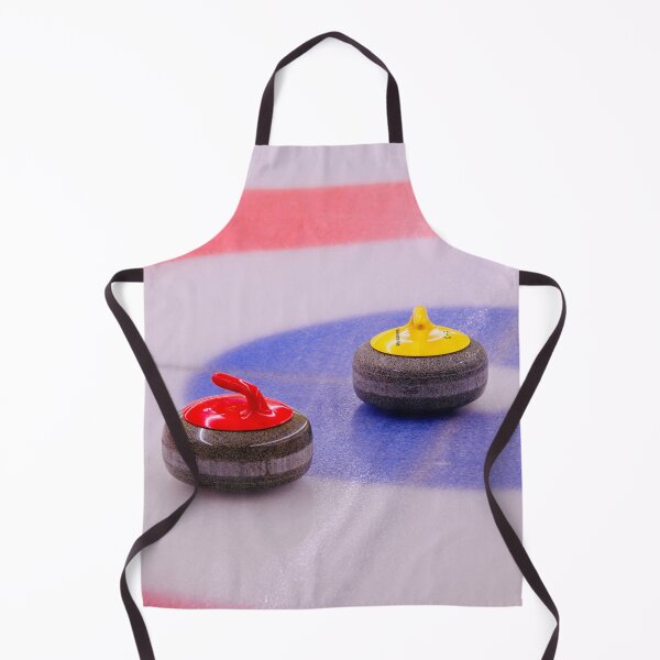 Item preview, Curling moment – Yellow versus Red / Swiss Artwork Photography designed and sold by Raphael Wolf.