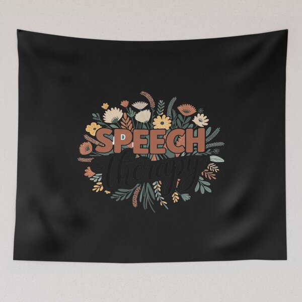 Item preview, Speech Therapy Flower Speech Therapist Pathologist designed and sold by TAYLOROUSDALE.