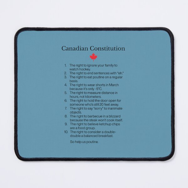 Item preview, Canadian Constitution designed and sold by HowToCanadian.