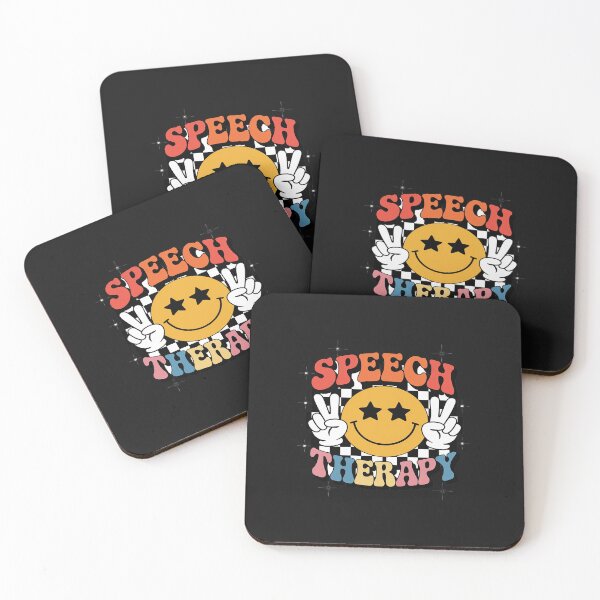 Item preview, Speech Therapy Retro Smile Face SLP Teacher Speech Therapist designed and sold by TAYLOROUSDALE.
