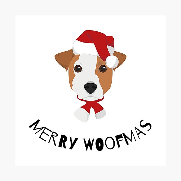 Item preview, Merry Woofmas | Jack Russell designed and sold by annemyne.