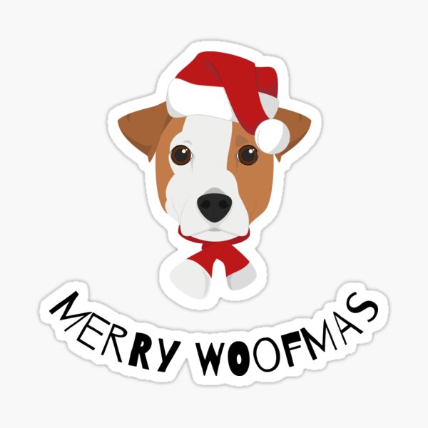 Item preview, Merry Woofmas | Jack Russell designed and sold by annemyne.