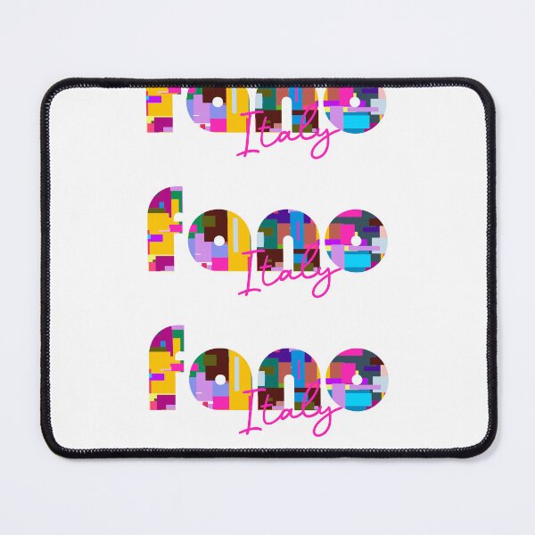 Item preview, Fano, Italy, Vibrant Abstract City Typography Art designed and sold by Wanderful-roads.