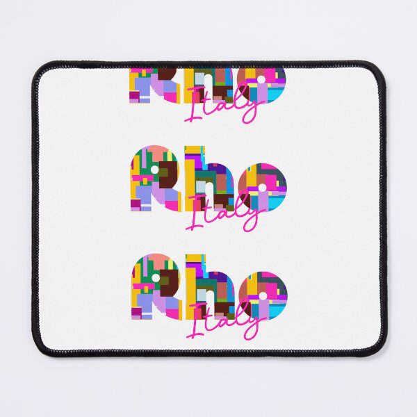 Item preview, Rho, Italy, Vibrant Abstract City Typography Art designed and sold by Wanderful-roads.