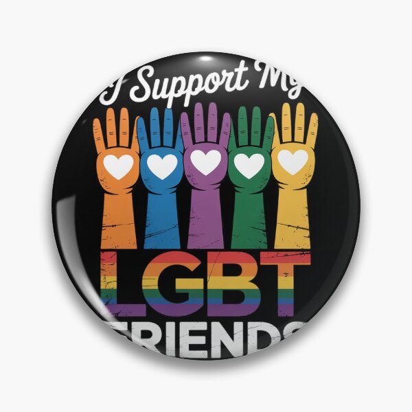 Item preview, I Support My LGBT Friends LGBTQ Gay Lesbian Awareness designed and sold by MonsterBuddiess.