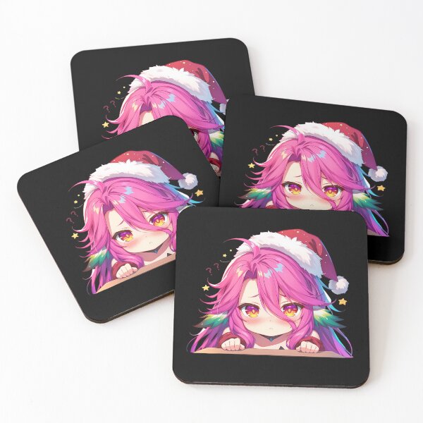 Item preview, Jibril No Game No Life Chibi Kawaii Christmas Pink Wings Anime designed and sold by Raslbazola.