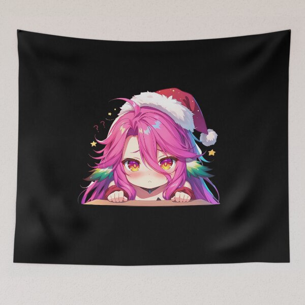 Item preview, Jibril No Game No Life Chibi Kawaii Christmas Pink Wings Anime designed and sold by Raslbazola.