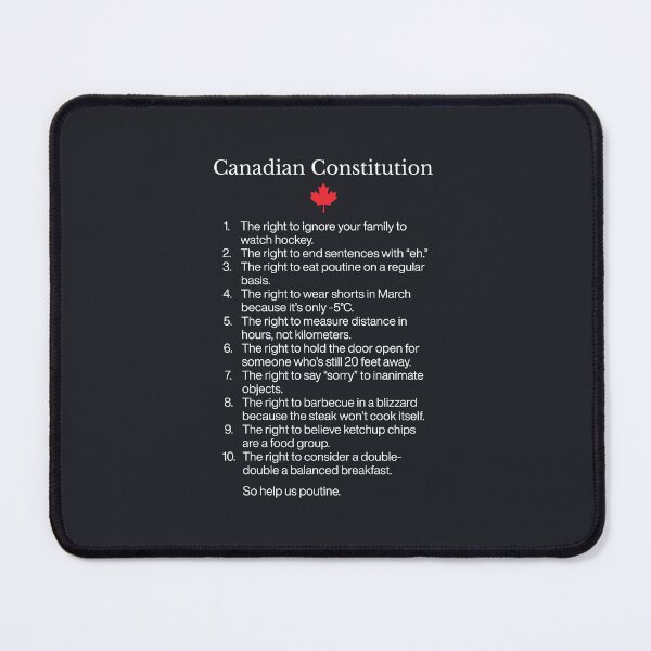 Item preview, Canadian Constitution designed and sold by HowToCanadian.