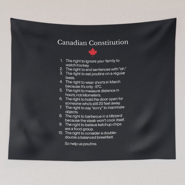 Aperçu de l'œuvre Constitution canadienne créée et vendue par HowToCanadian.