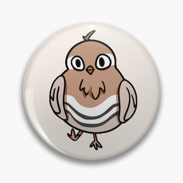 Item preview, Cute Fat Bird - Mandarin Duck designed and sold by Bear's Cave Shop.