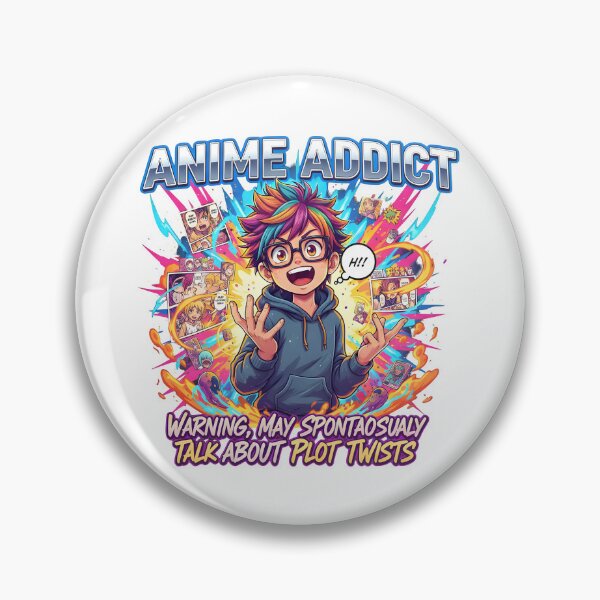 Item preview, "Anime Addict: Plot Twist Alert! - Vibrant Fan Merch Design" designed and sold by Sushikidsntoddlers.