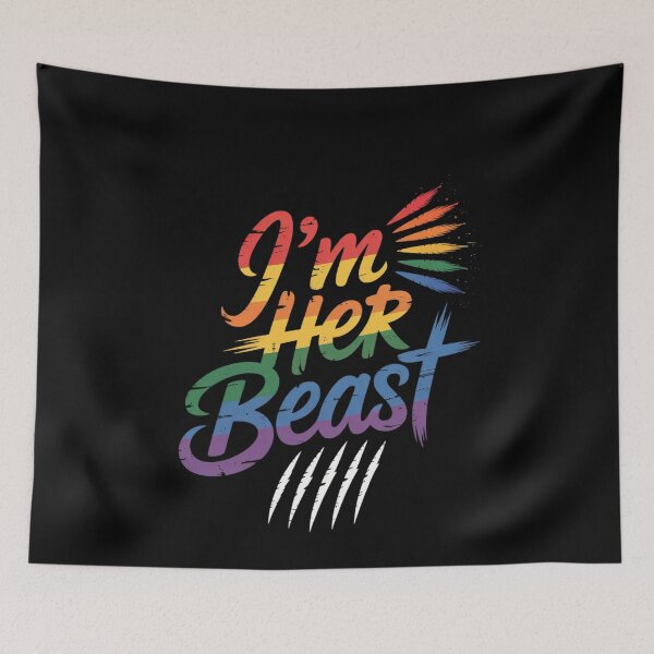 Item preview, Im Her Beast LGBT designed and sold by MonsterBuddiess.
