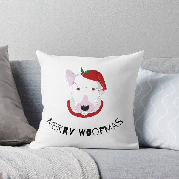 Item preview, Merry Woofmas | Bull Terrier designed and sold by annemyne.